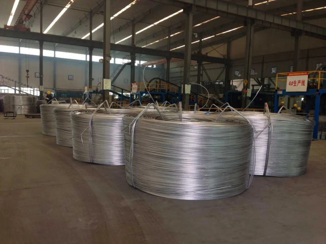 Hard Drawn Aluminum Wire Rod 8mm 9.5mm 1050 1060 1100 1350 Aluminum Wire Rod Manufacture for Electrical Purposes