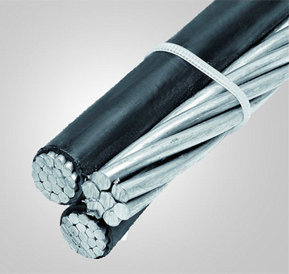 6 Awg Триплексный воздушный кабель с проводом мессенджера