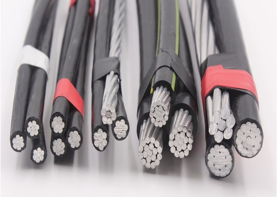 LV ABC воздушный кабель, связанный с кабелем Quadruplex Service Drop Cable