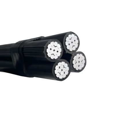 Наземный кабель питания LV Алюминиевый проводник XLPE PE LDPE PVC Изолированный кабель ABC Дуплексный кабель Triplex Quadruplex
