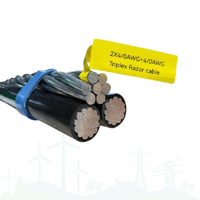 Алюминиевый проводник низковольтный силовой кабель АВС XLPE PE LDPE PVC изолированный воздушный дуплексный, триплексный, квадруплексный кабель для ответвления