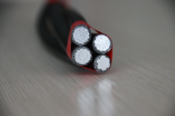 воздушный связанный проводник кабеля 0.6/1kv алюминиевый изолировал низшее напряжение Pvc