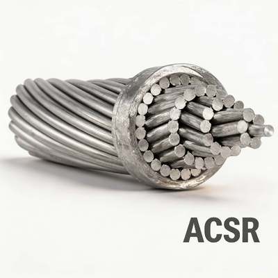 Голый провод ACSR 1/0 2/0 AWG многожильный алюминиевый провод стальной армированный для линий электропередачи IEC 61089 ASTM B232